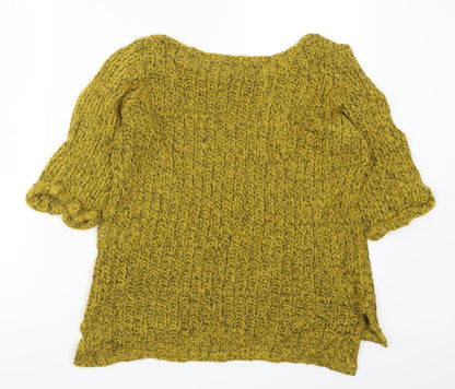 Womens UK Size 8 Topshop Yellow Pullover Jumper