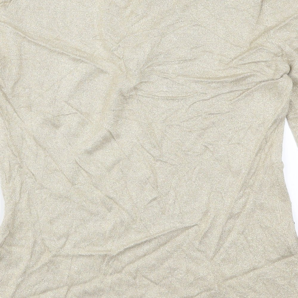 Womens UK Size 10 St Bernard Gold Pullover Jumper