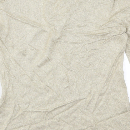 Womens UK Size 10 St Bernard Gold Pullover Jumper