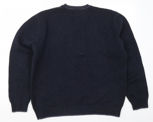 Marks and Spencer Mens Blue  Knit Pullover Jumper Size M