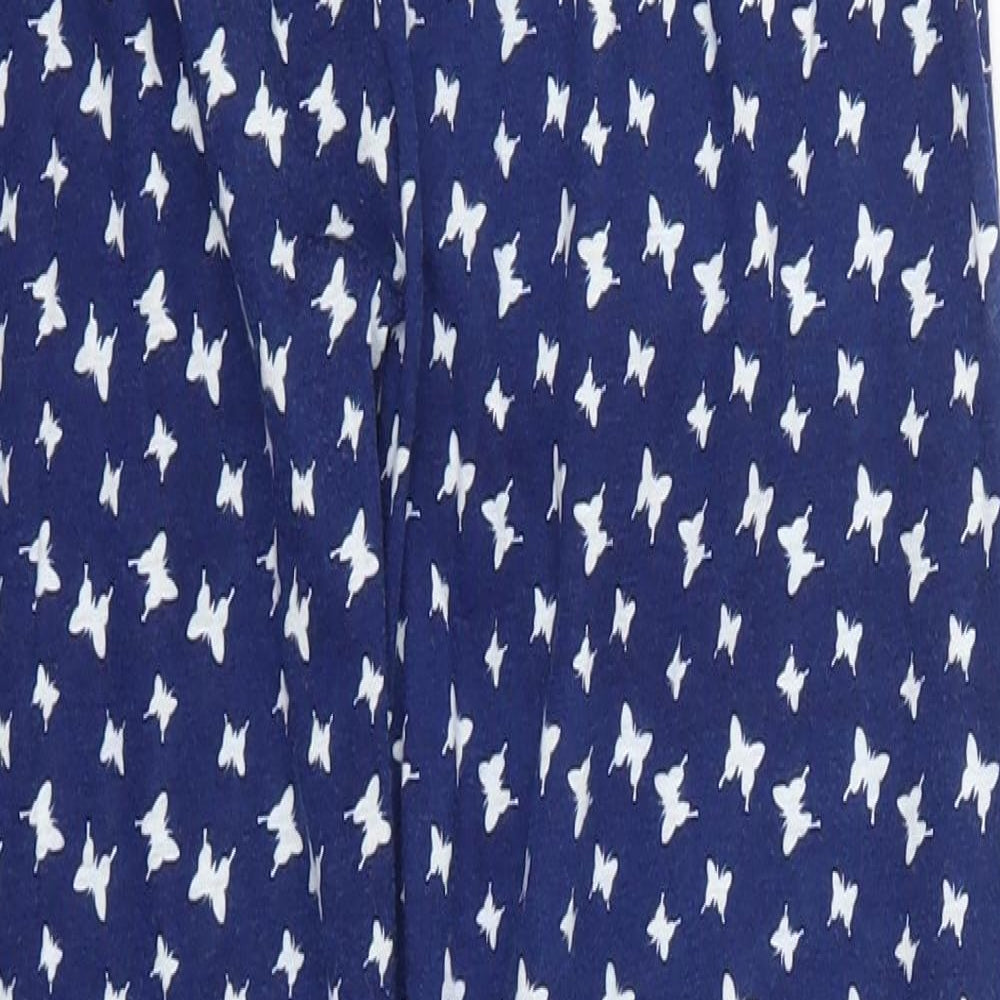 Womens UK Size M Preworn Regular Fit  Blue Trousers