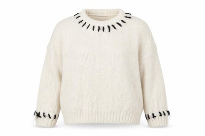 Womens UK Size 4 Primark Ivory Pullover Jumper