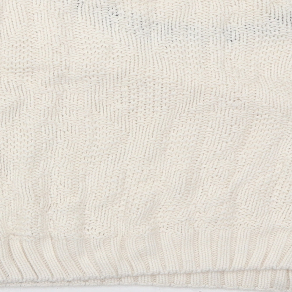 Primark Womens Ivory   Pullover Jumper Size 4