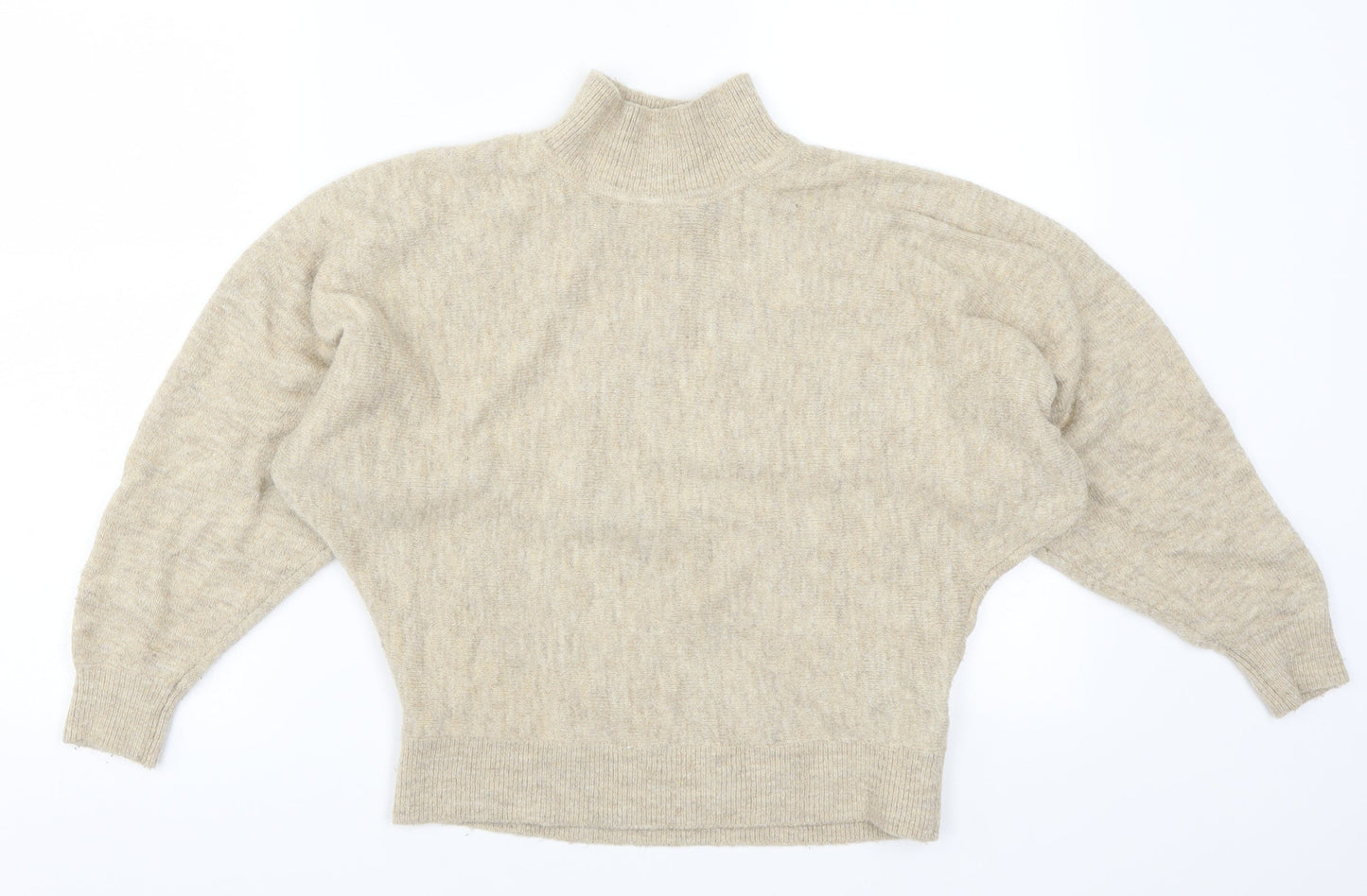 Womens UK Size XS H&M Beige Pullover Jumper