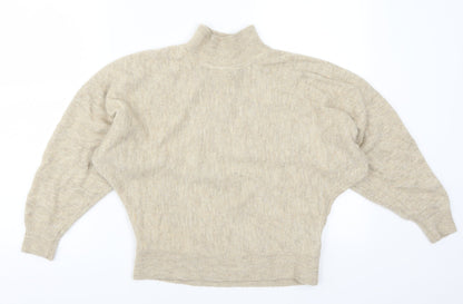 Womens UK Size XS H&M Beige Pullover Jumper