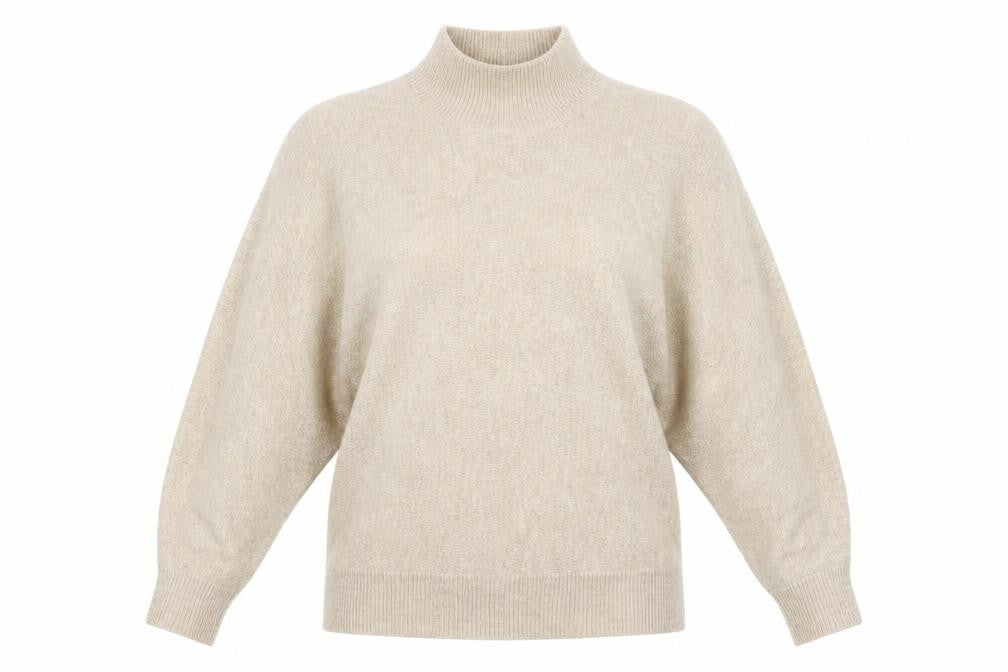 Womens UK Size XS H&M Beige Pullover Jumper
