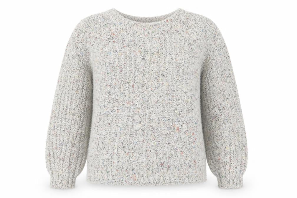 Womens UK Size S QED London Grey Pullover Jumper