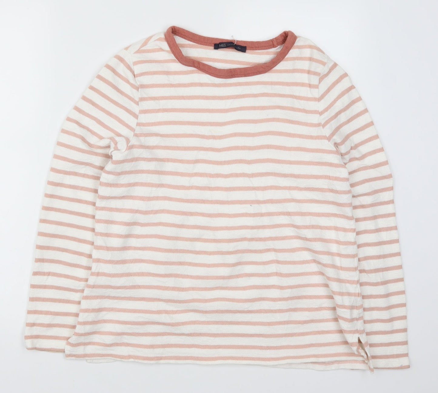 Womens UK Size 12 Marks and Spencer Pink Pullover Jumper