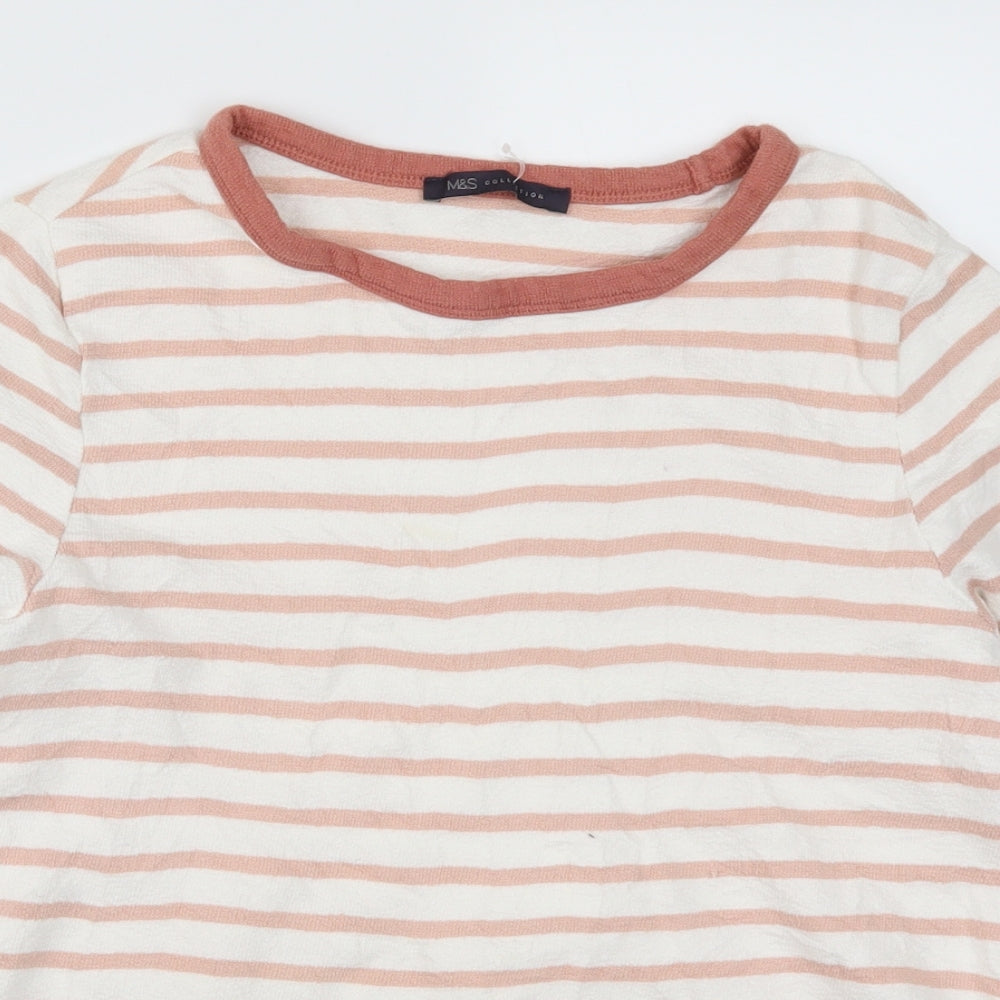Womens UK Size 12 Marks and Spencer Pink Pullover Jumper