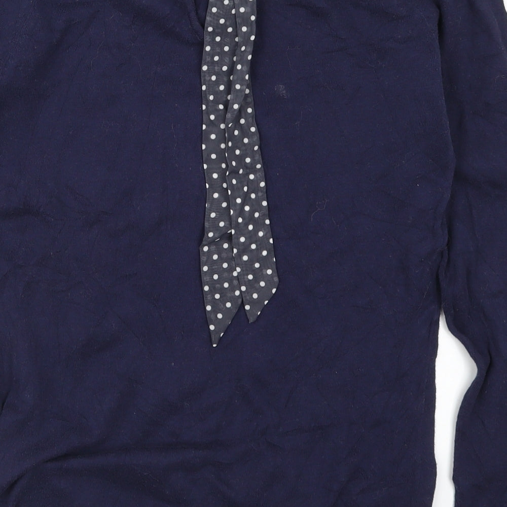 Womens UK Size S Springfield Blue Pullover Jumper