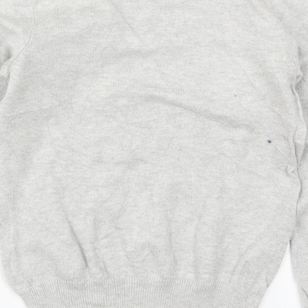 H&M Girls Grey   Pullover Jumper Size 5-6 Years