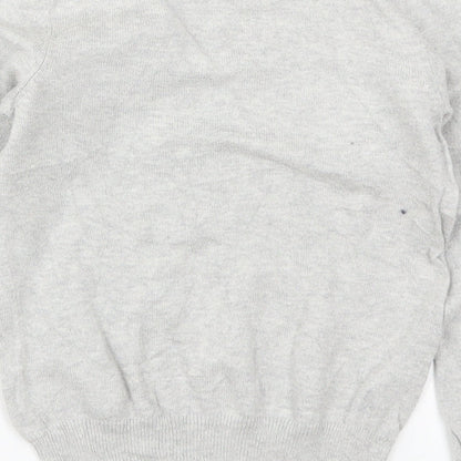 H&M Girls Grey   Pullover Jumper Size 5-6 Years