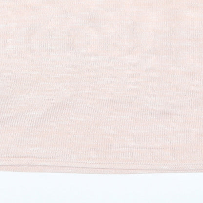H&M Womens Pink  Lace Basic T-Shirt Size XS