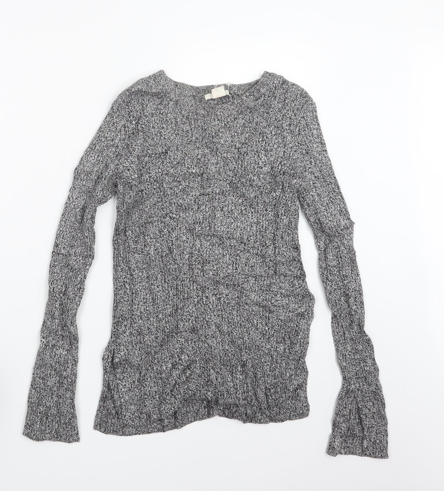 Womens UK Size XS H&M Grey Pullover Jumper
