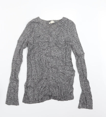 Womens UK Size XS H&M Grey Pullover Jumper