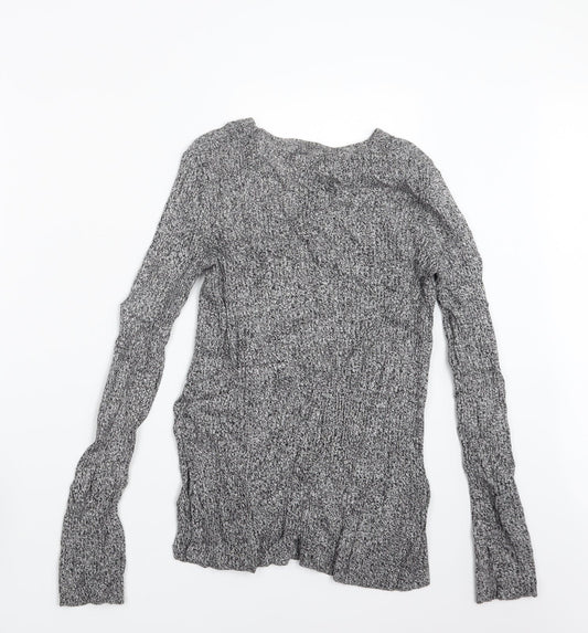 Womens UK Size XS H&M Grey Pullover Jumper
