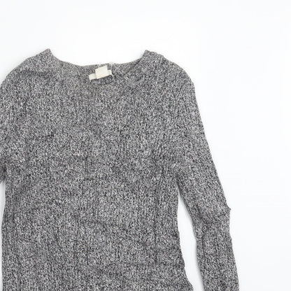 Womens UK Size XS H&M Grey Pullover Jumper