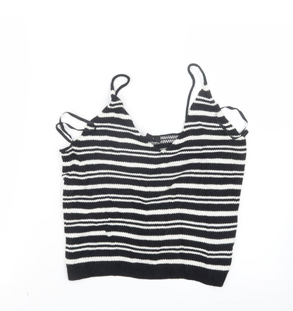 Womens UK Size 10 Atmosphere Black Cropped Tank