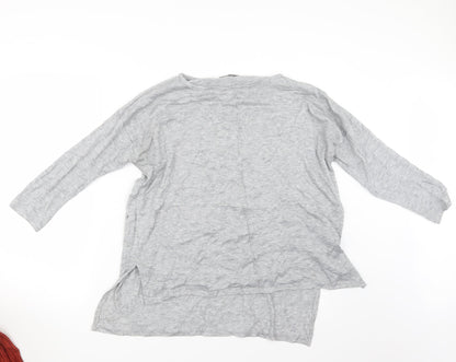 George Womens Grey  Knit Pullover Jumper Size 12