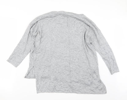 George Womens Grey  Knit Pullover Jumper Size 12