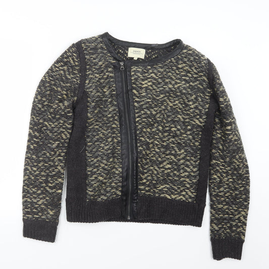 Papaya Womens Grey  Knit Jacket  Size 12