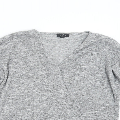 Womens UK Size S New Look Grey Pullover Jumper