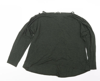 George Womens Green  Knit Pullover Jumper Size 14