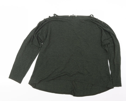 George Womens Green  Knit Pullover Jumper Size 14