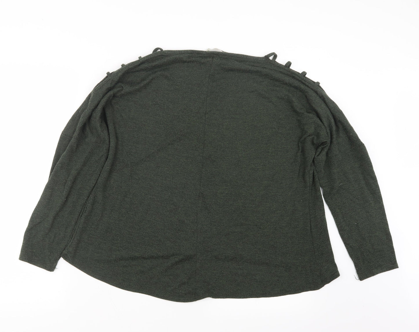 George Womens Green  Knit Pullover Jumper Size 14