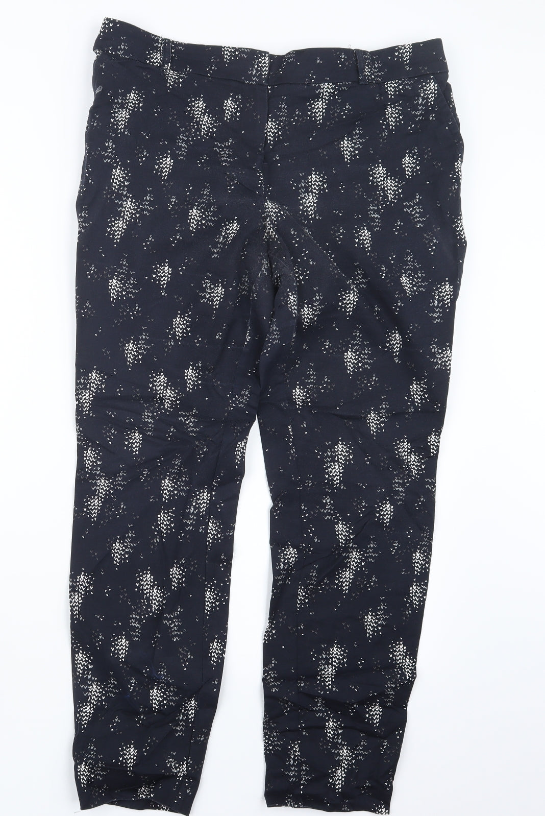 Womens UK Size 14 Papaya Regular Fit  Blue Trousers
