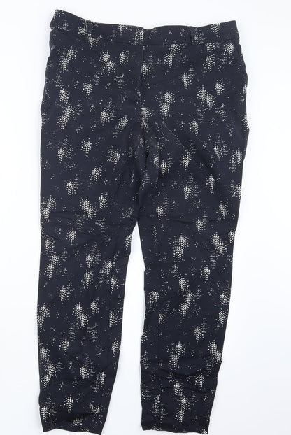 Womens UK Size 14 Papaya Regular Fit  Blue Trousers