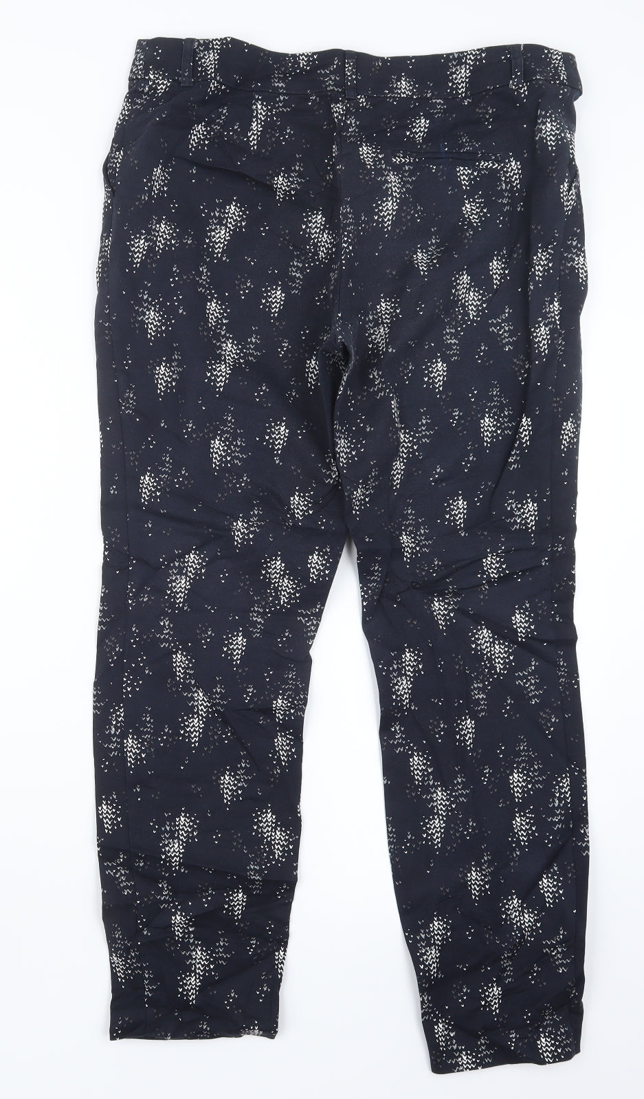 Womens UK Size 14 Papaya Regular Fit  Blue Trousers