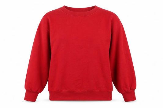 Womens UK Size S Bershka Red Pullover Jumper
