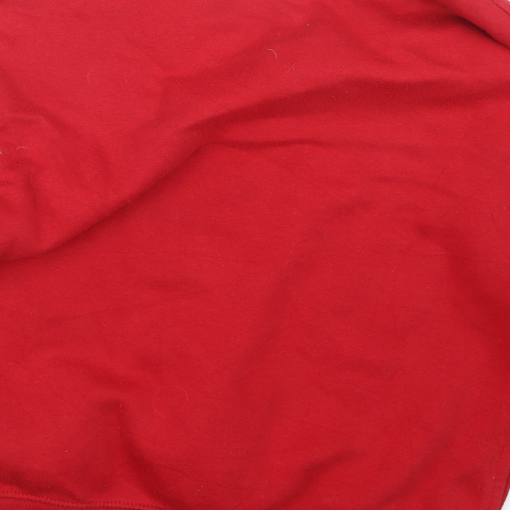 Bershka Womens Red   Pullover Jumper Size S