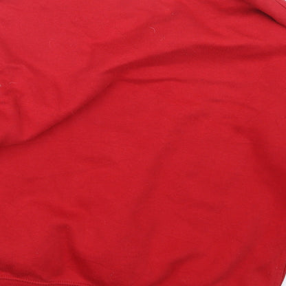 Bershka Womens Red   Pullover Jumper Size S