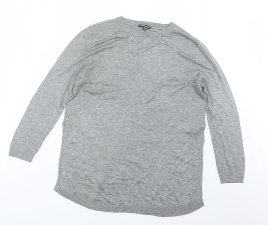 Womens UK Size 12 Warehouse Grey Pullover Jumper