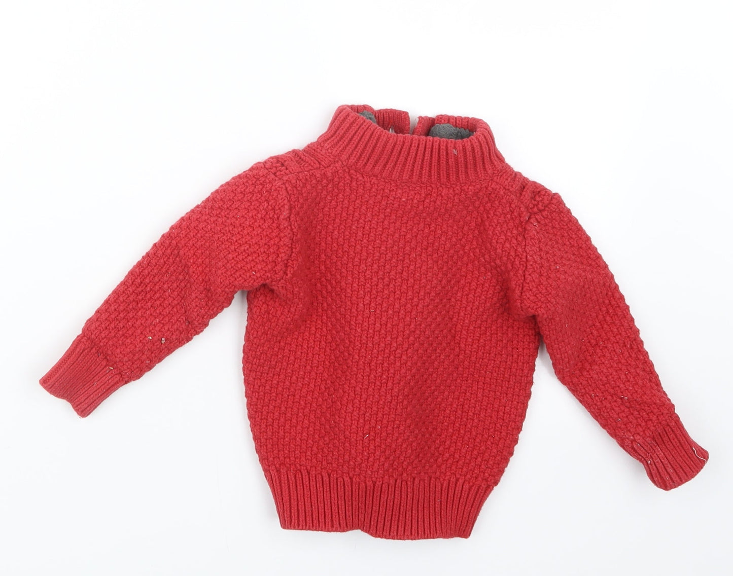 Gap Boys Red  Knit Pullover Sweatshirt Size 2 Years