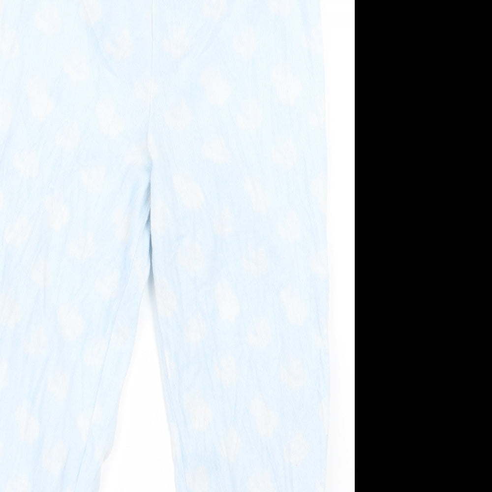 Young Dimension Girls Blue Geometric  Capri Pyjama Pants Size 9-10 Years