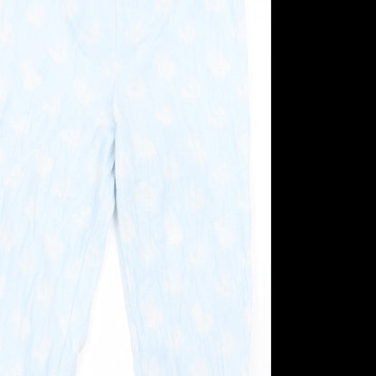 Young Dimension Girls Blue Geometric  Capri Pyjama Pants Size 9-10 Years