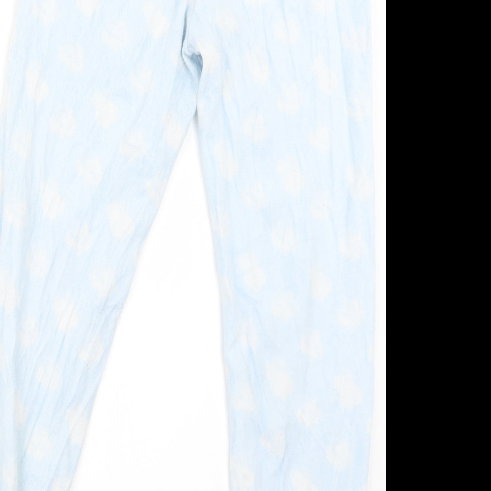 Young Dimension Girls Blue Geometric  Capri Pyjama Pants Size 9-10 Years
