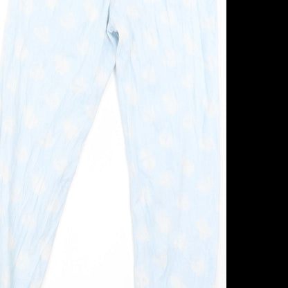Young Dimension Girls Blue Geometric  Capri Pyjama Pants Size 9-10 Years