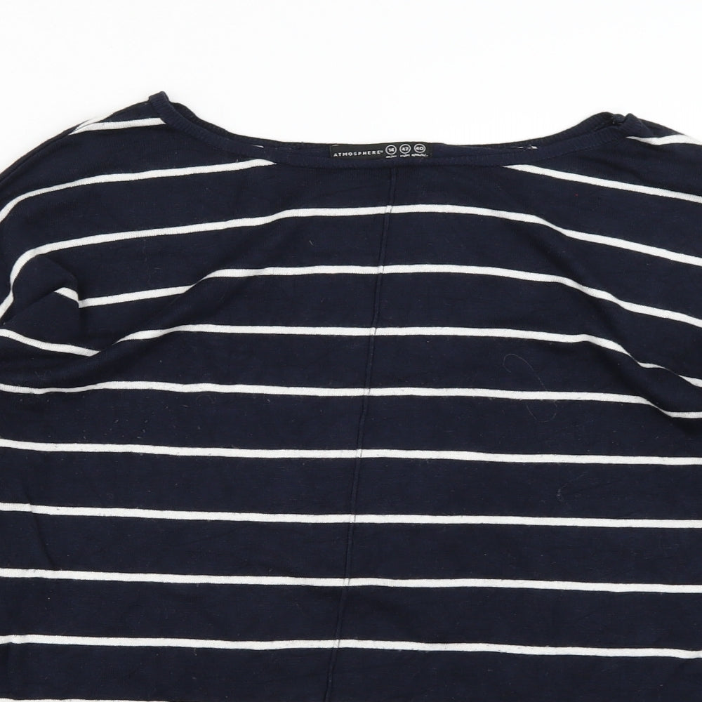 Womens UK Size 14 Atmosphere Blue Pullover Jumper