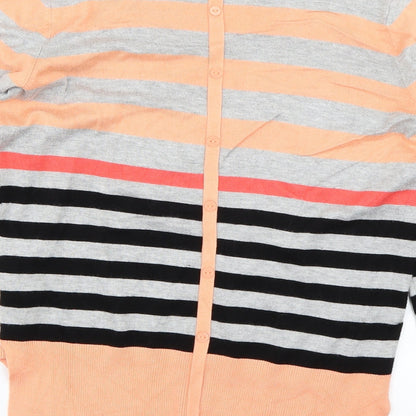 Womens UK Size M fransa Orange Pullover Jumper