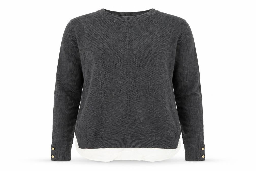 Womens UK Size 8 Dorothy Perkins Grey Pullover Jumper