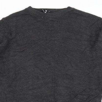 Womens UK Size 8 Dorothy Perkins Grey Pullover Jumper