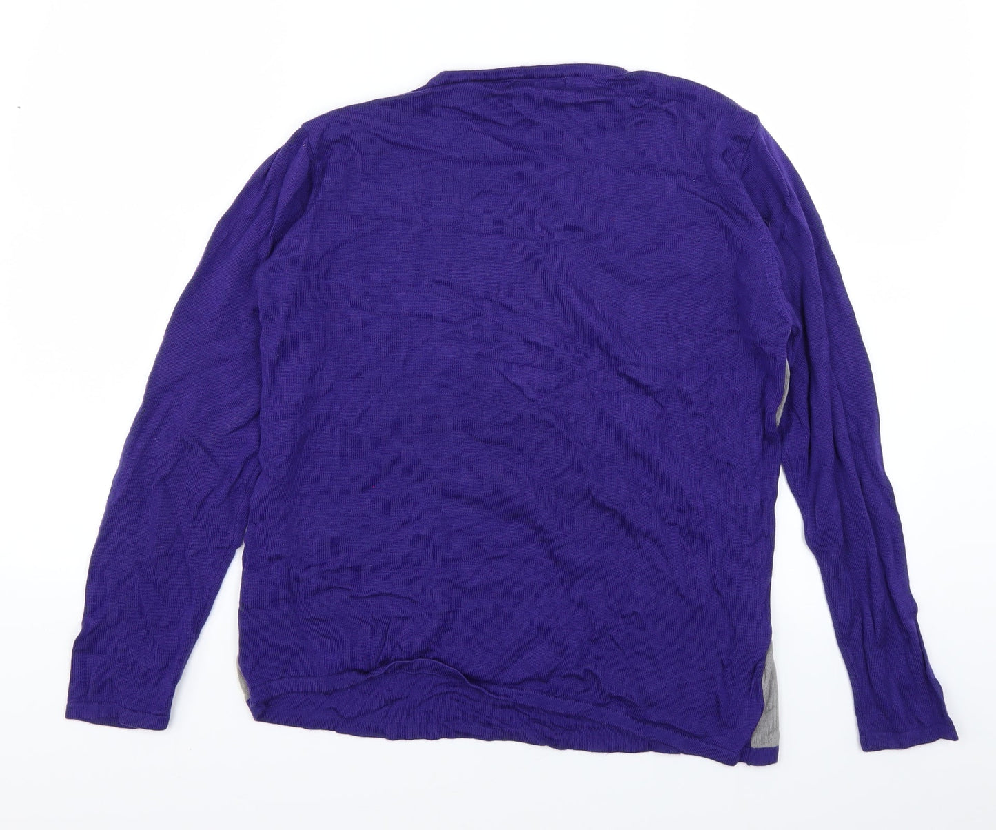 Womens UK Size L Fay Louise Purple Pullover Jumper