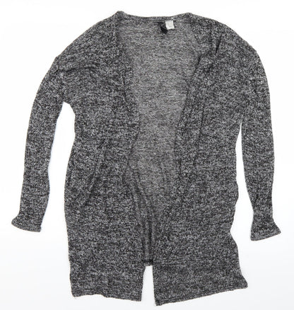 Womens UK Size XS Divided Grey Cardigan Jumper