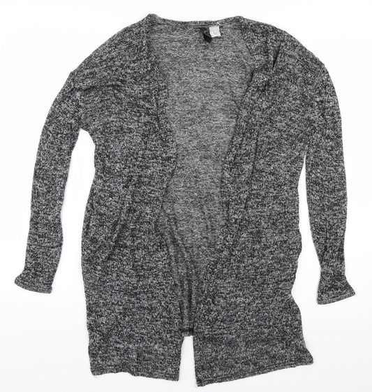Womens UK Size XS Divided Grey Cardigan Jumper