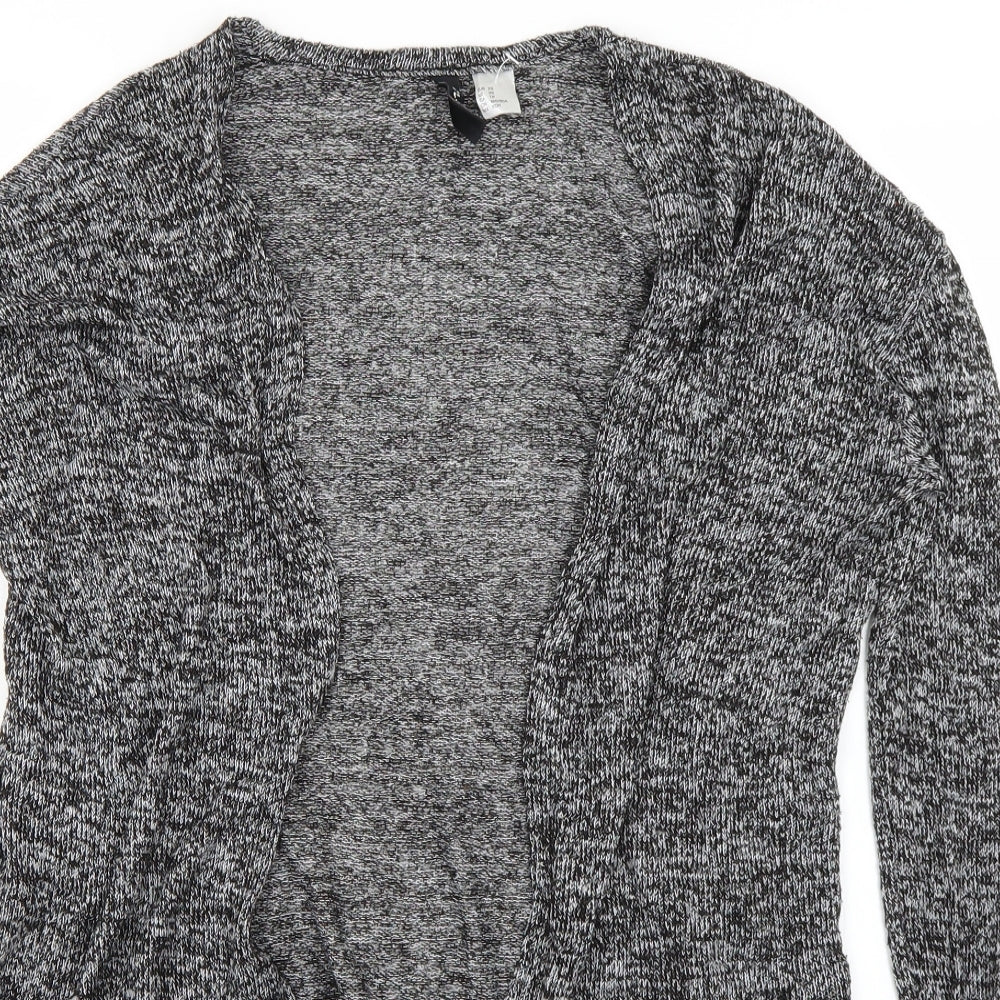 Womens UK Size XS Divided Grey Cardigan Jumper
