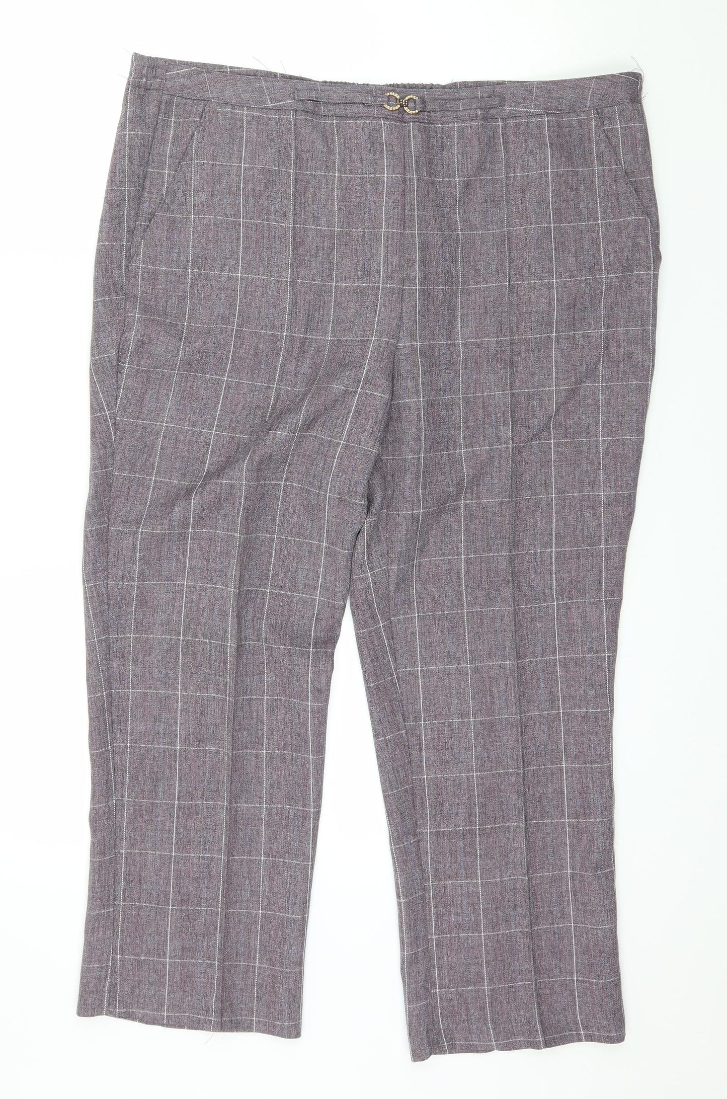 Womens UK Size 16 Damart Regular Fit  Purple Trousers